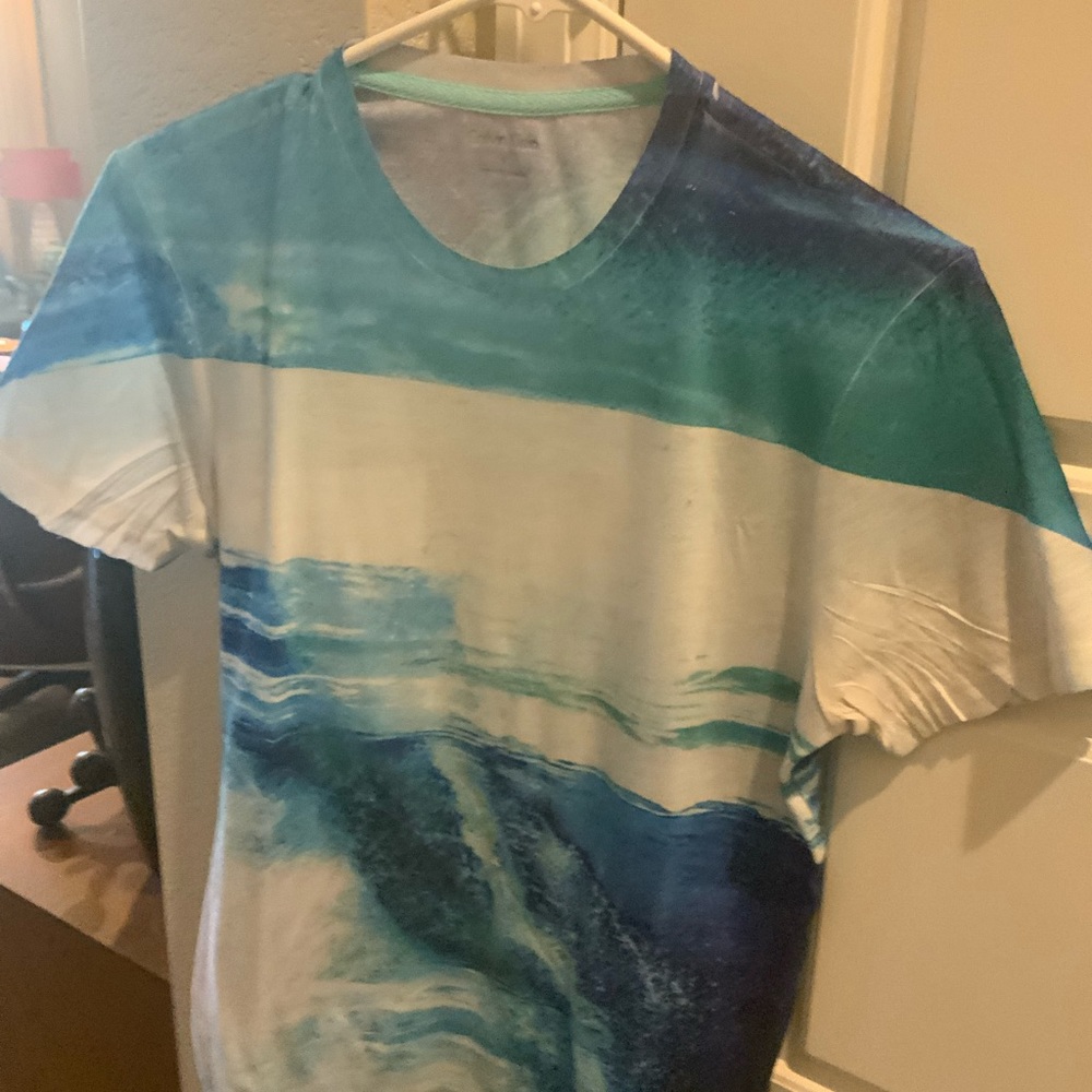 Calvin Klein tee shirt to coordinate with aqua jacket I have in my closet